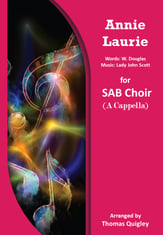 Annie Laurie SAB choral sheet music cover